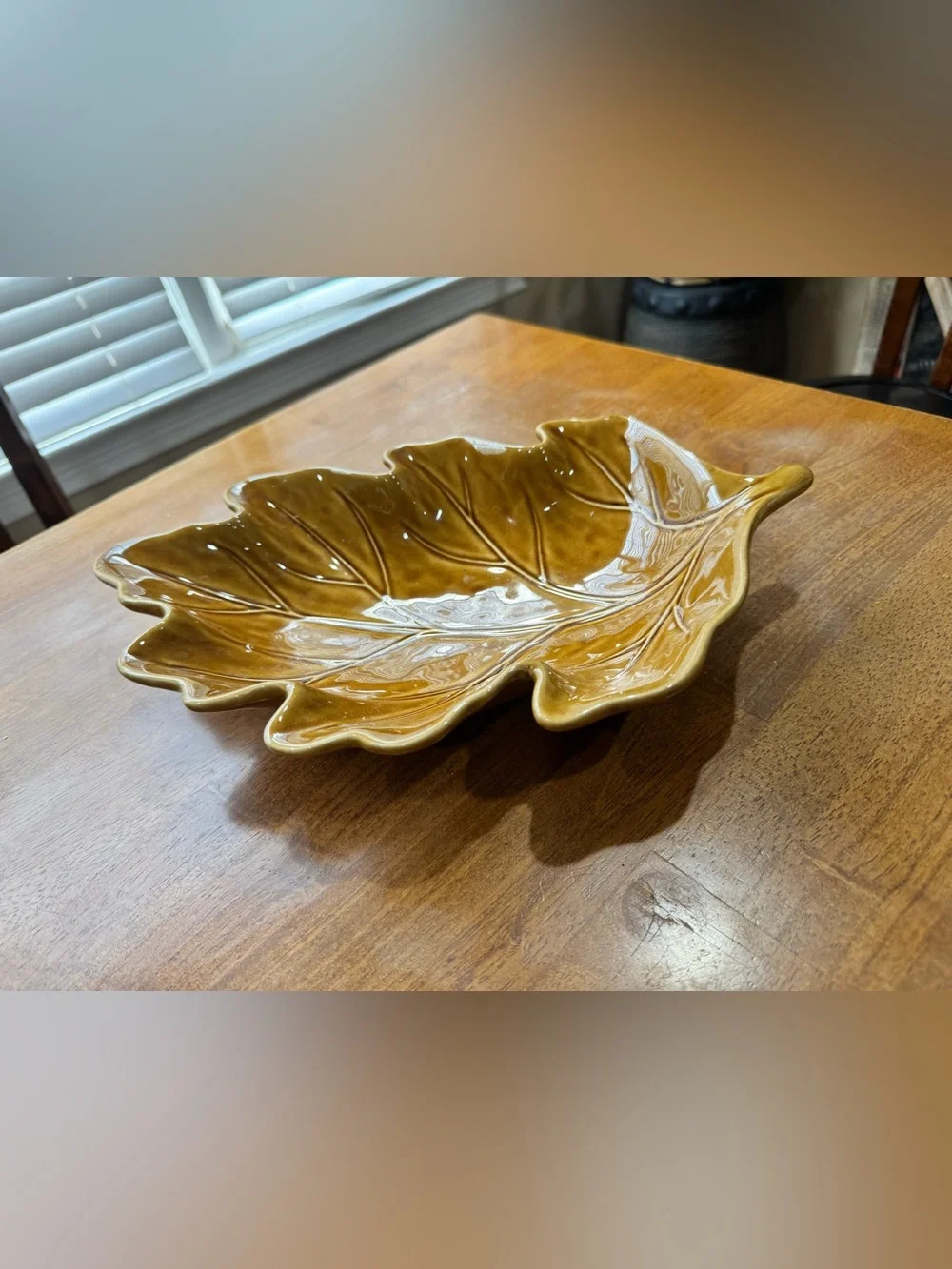 🍂Pottery Barn Autumn Fall LEAF Serving Dish🍂